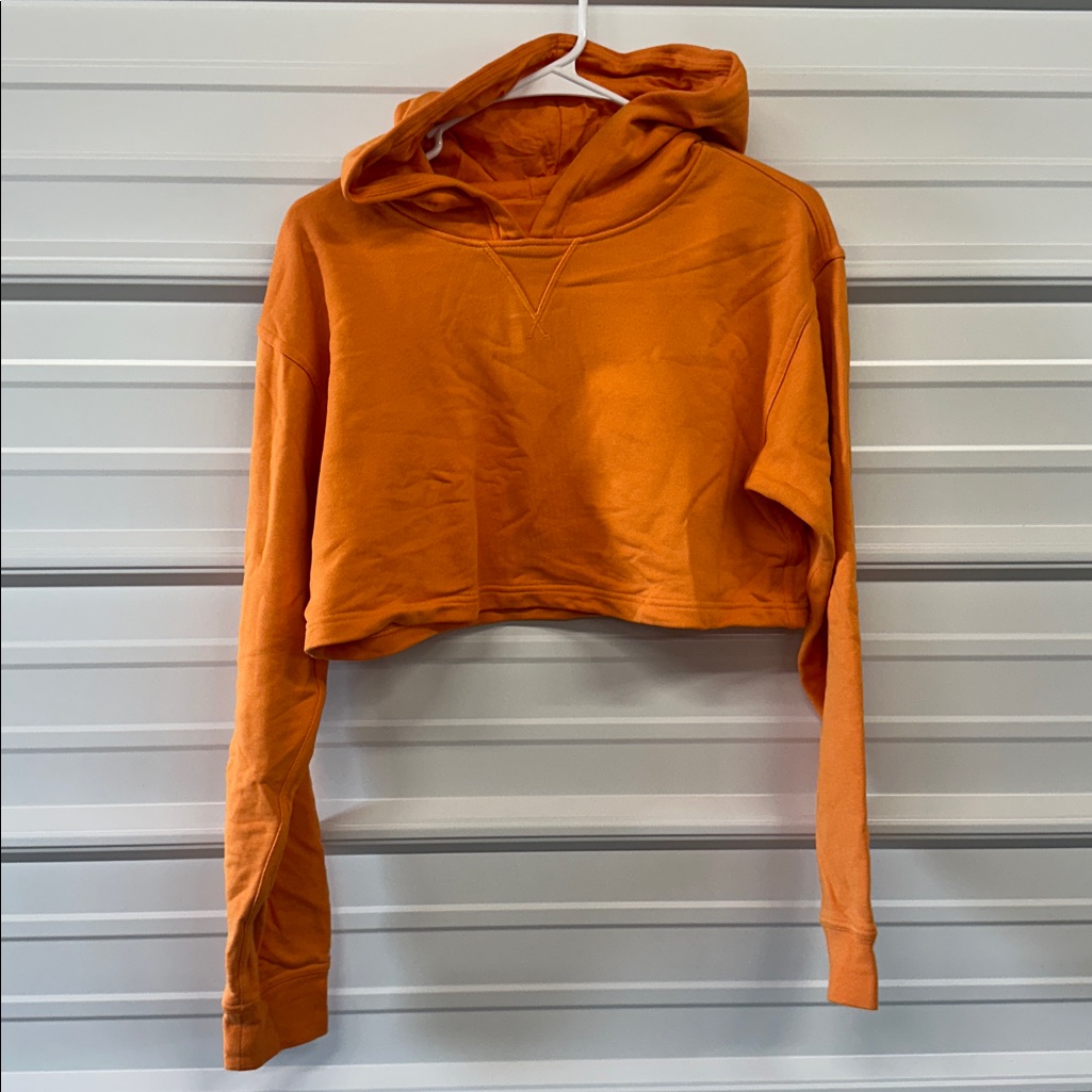 Lululemon Cropped Hoodie - Orange - 8